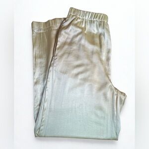 Madewell Straight-Leg Full-Length Women’s Pants in Yellow Satin - Size Small